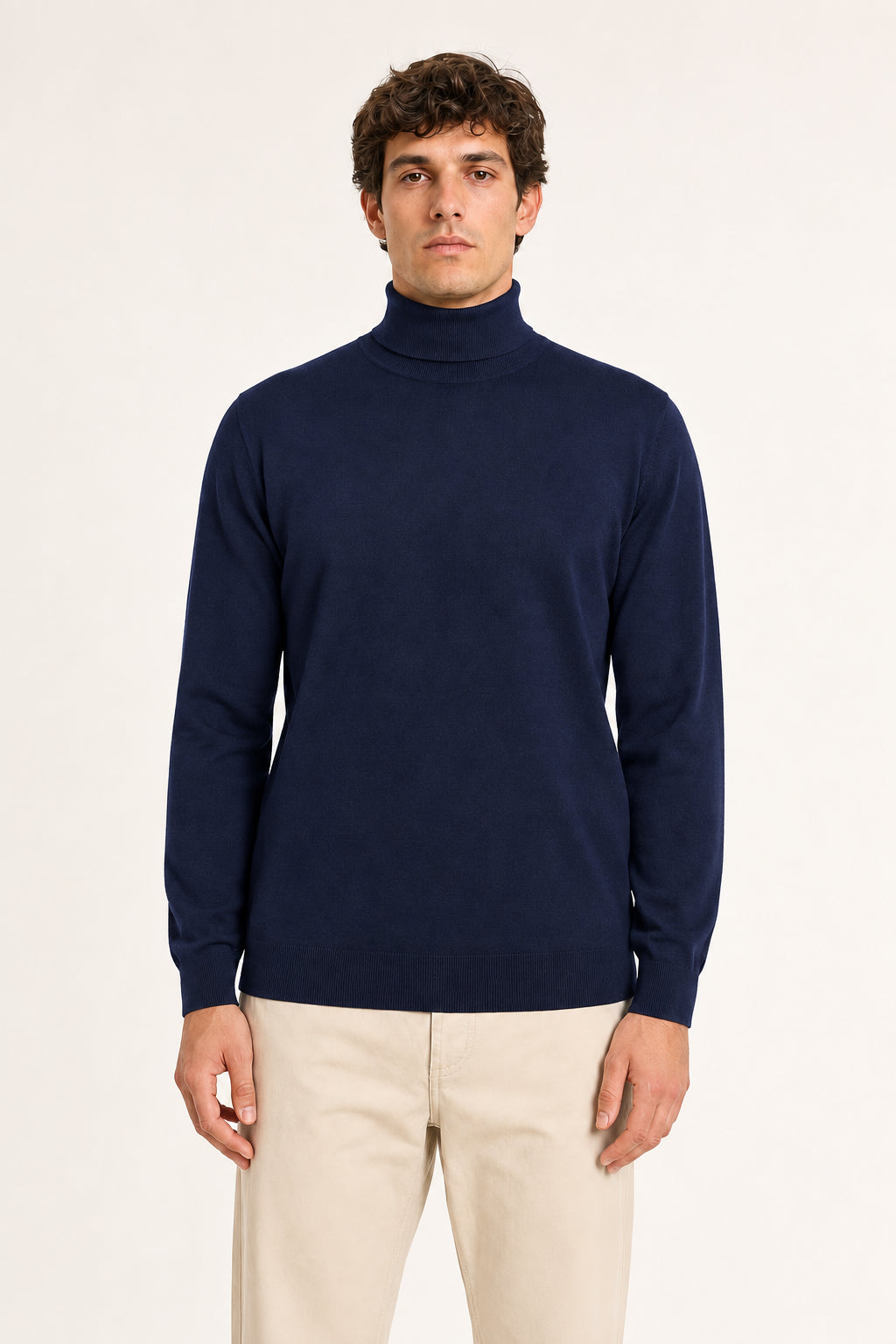 Maglione a Dolcevita Diktat Uomo - Blu Notte