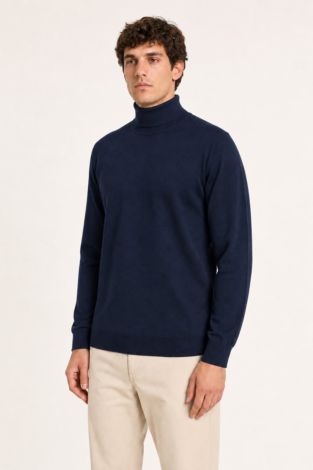 Maglione a Dolcevita Diktat Uomo - Blu Notte