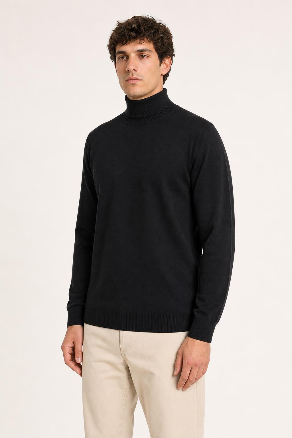 Maglione a Dolcevita Diktat Uomo - Nero