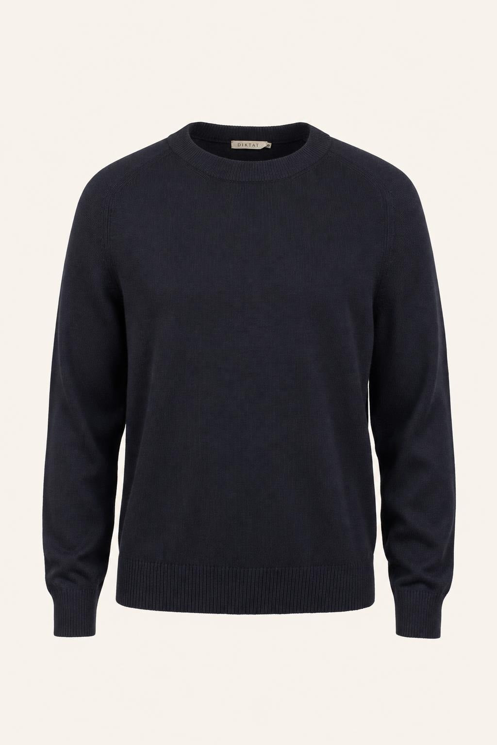 Maglia Diktat Warm Cotton due fili - Denim