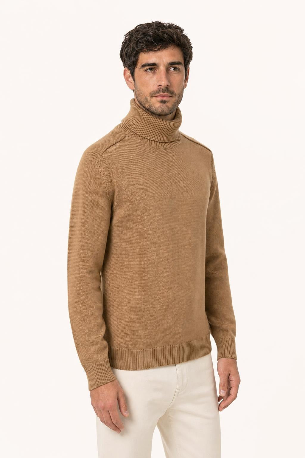 Maglione Dolcevita Diktat Uomo - Tortora