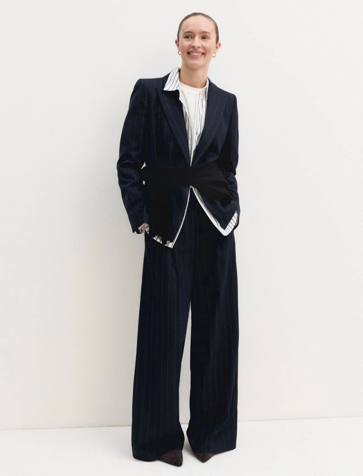 Coordinato EMME Marella Modello Baffo Colore Blu Navy