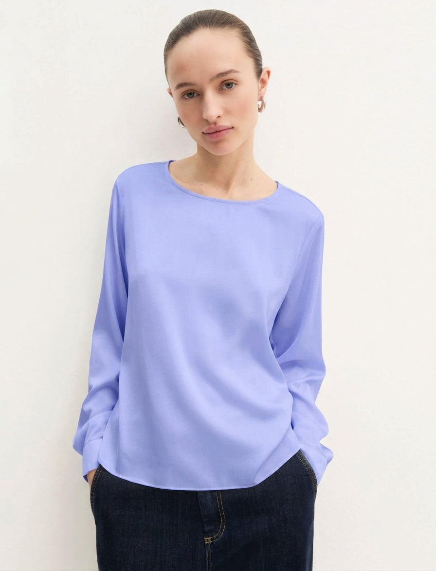Blusa in raso stretch - ORTENSIA