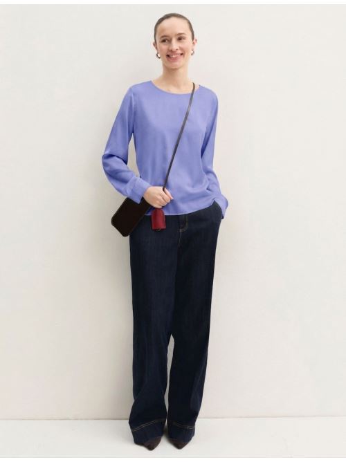 Blusa in raso stretch - ORTENSIA