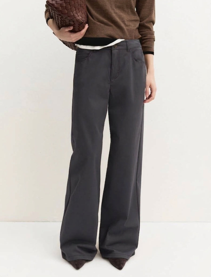 pantalone EMME Marella Modello fuggito Colore Grafite