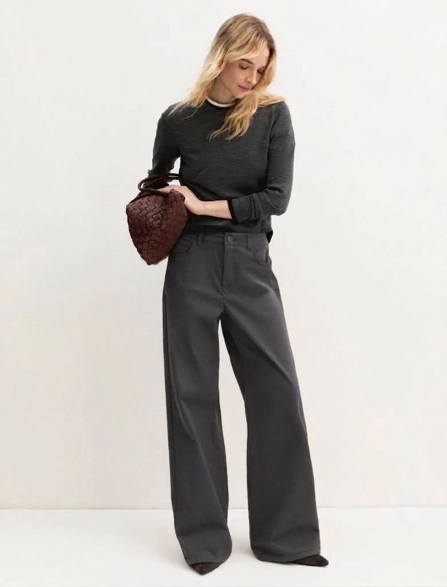 pantalone EMME Marella Modello fuggito Colore Grafite