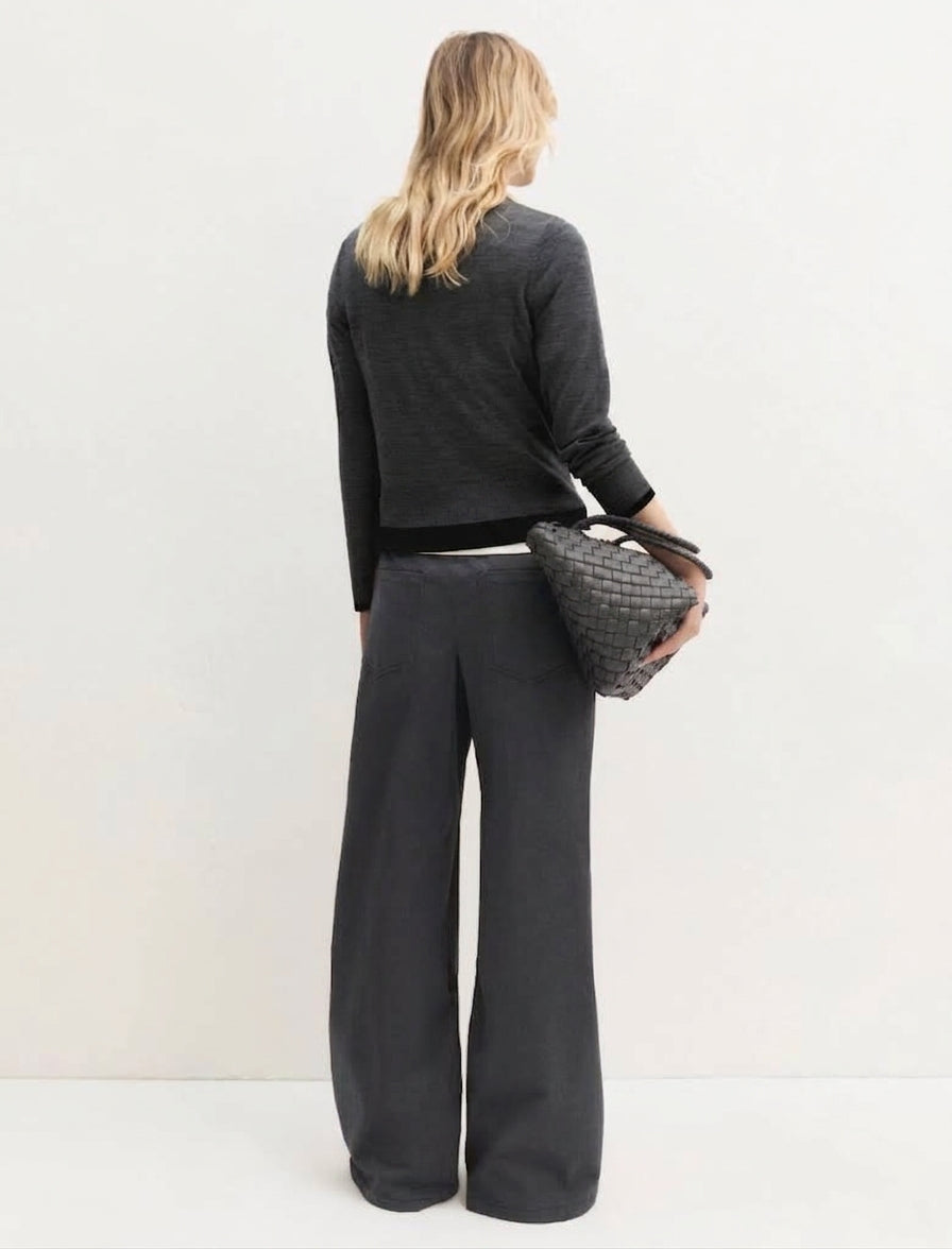 pantalone EMME Marella Modello fuggito Colore Grafite