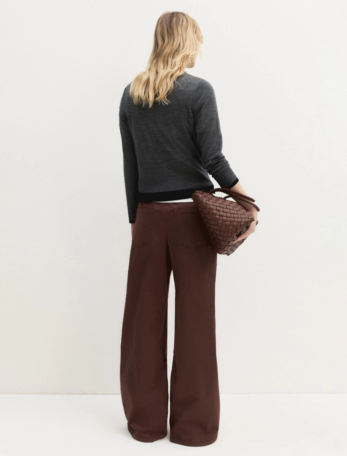 pantalone EMME Marella Modello fuggito Colore marrone