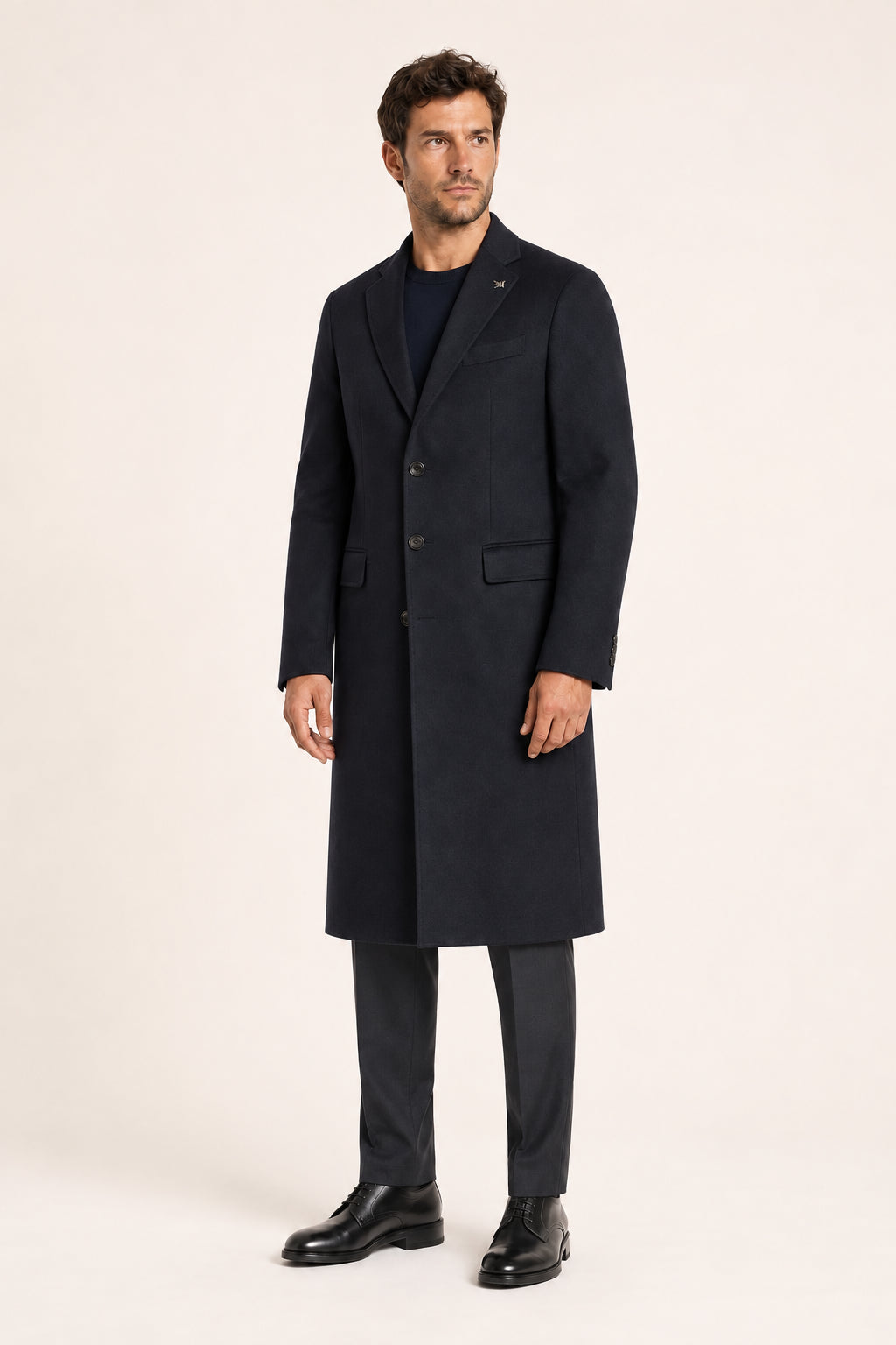 CAPPOTTO HILTON UOMO - BLU NAVY
