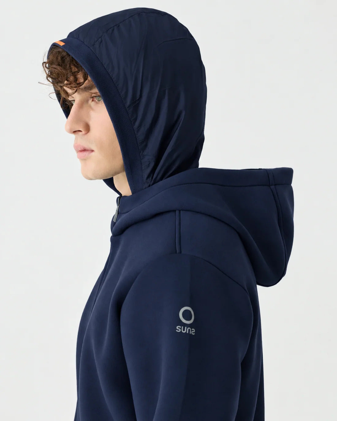Felpa uomo SUNS Marzio neo - Blu Scuro