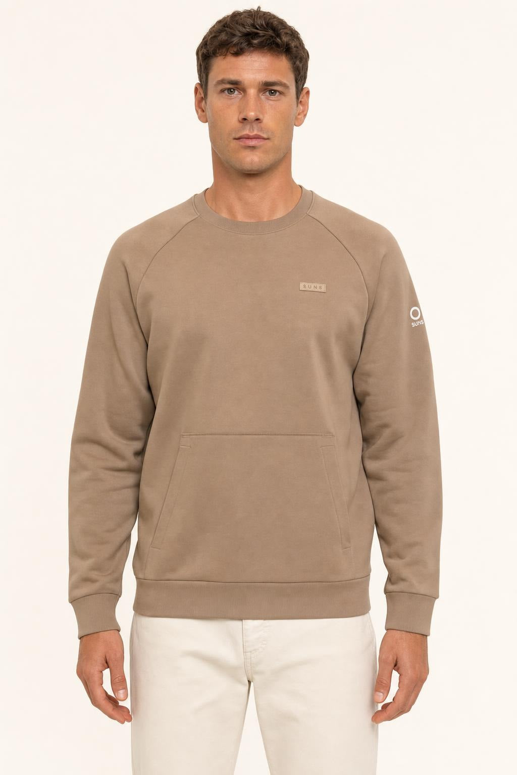 Felpa SunS Tessuto Tecnico - Beige