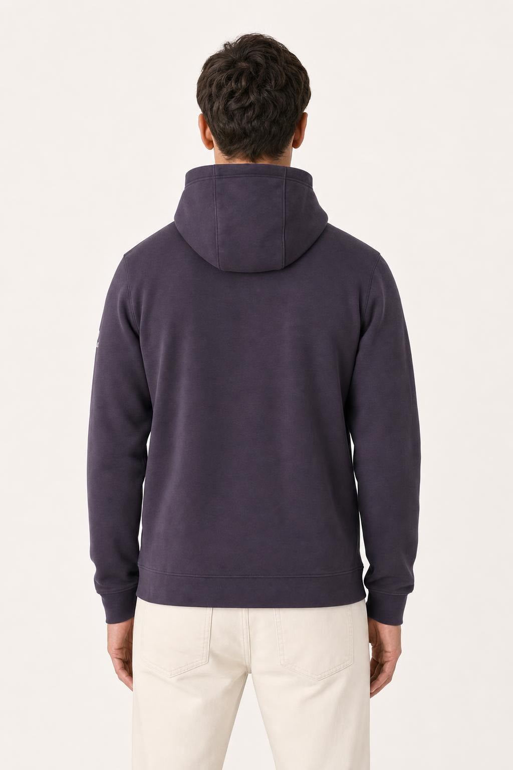 Felpa con Cappuccio SunS Tessuto Tecnico - Blu