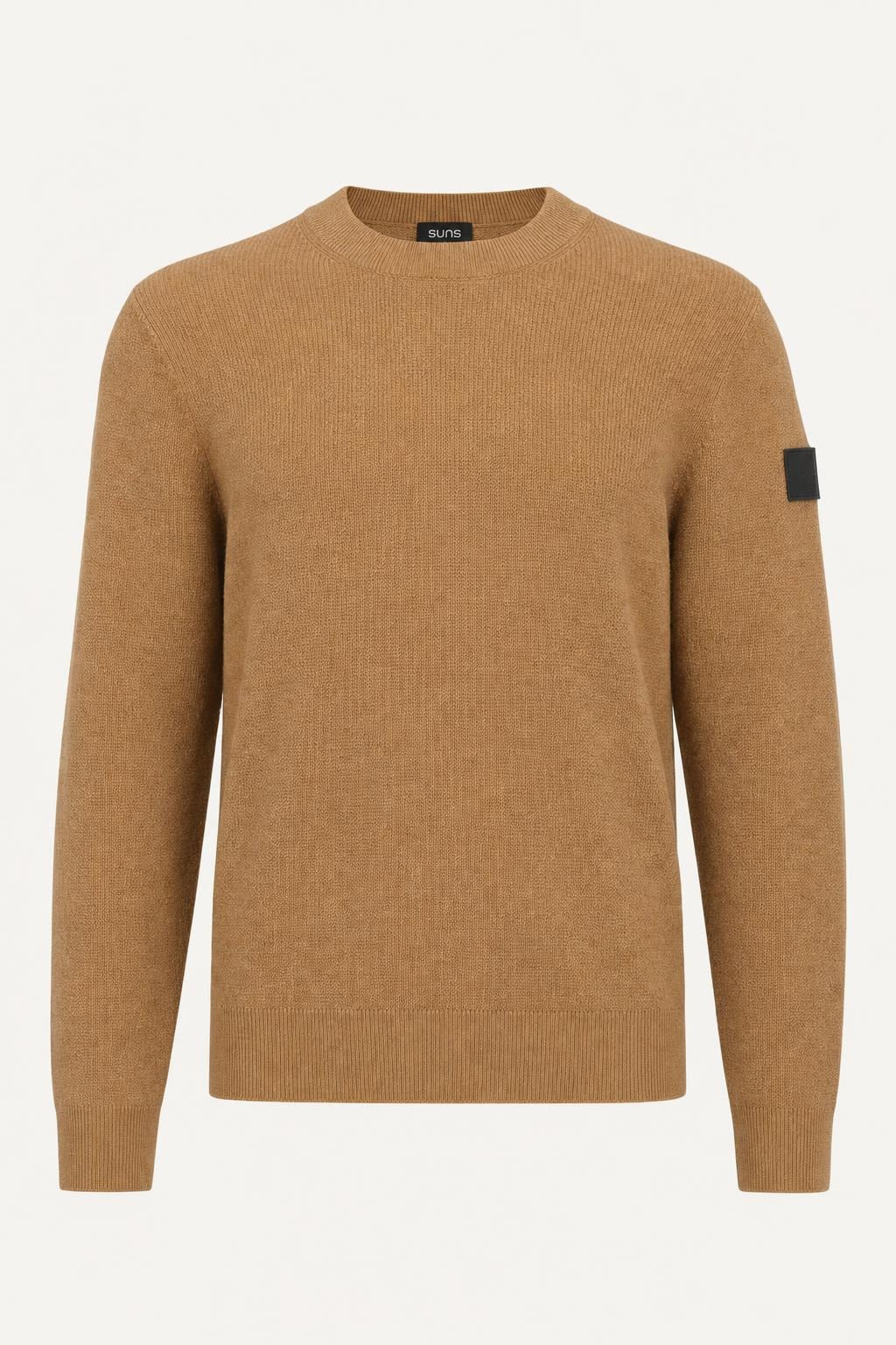 Maglia a coste SunS uomo in tessuto tecnico - Beige