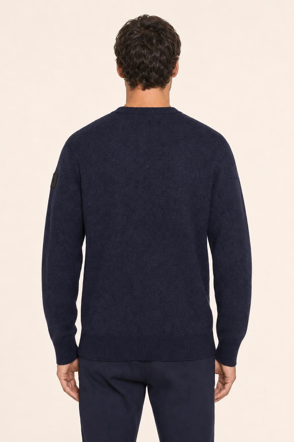 Maglia a coste SunS uomo in tessuto tecnico - Blu