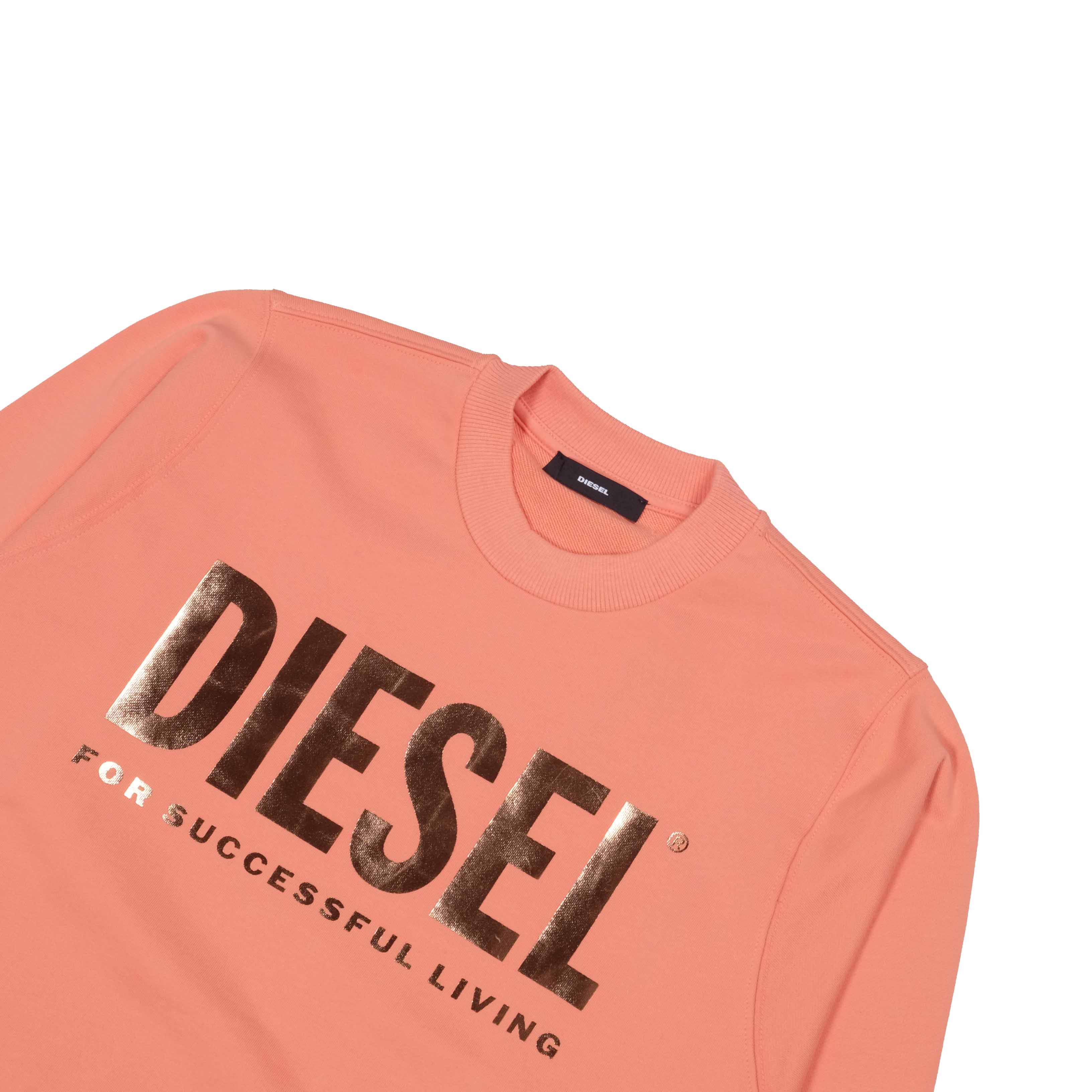 Diesel Felpa Donna - Salmone