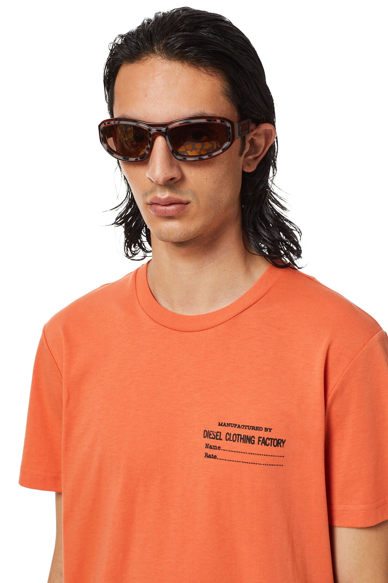 Diesel T-shirt Uomo - Arancio