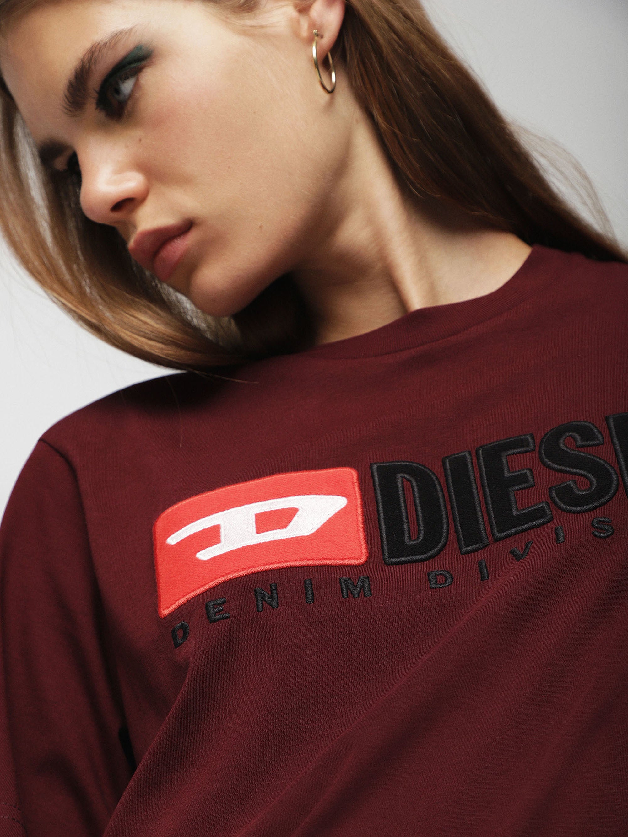 Diesel T-shirt Unisex - Bordeaux