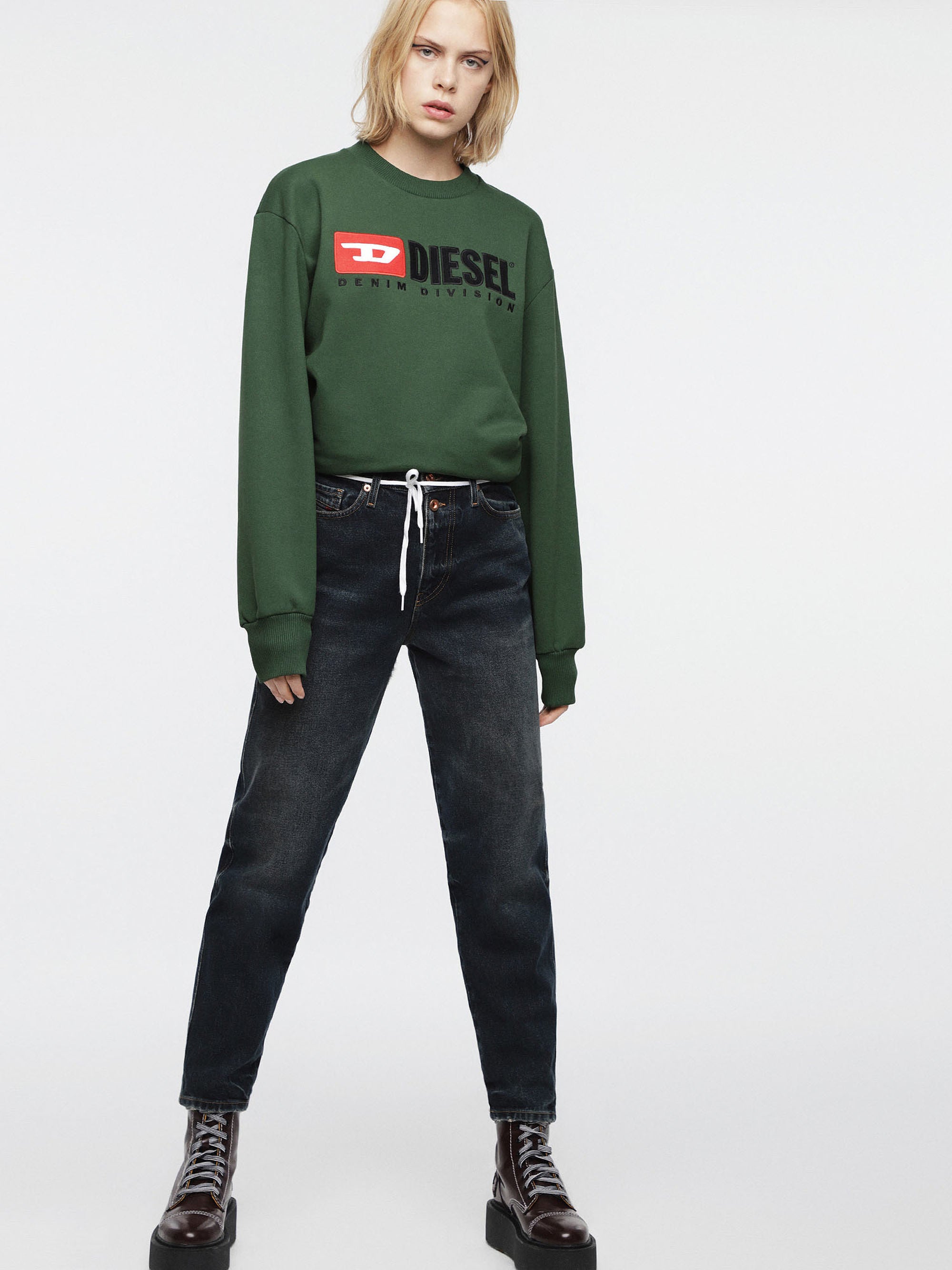 Diesel Felpa Unisex - Verde