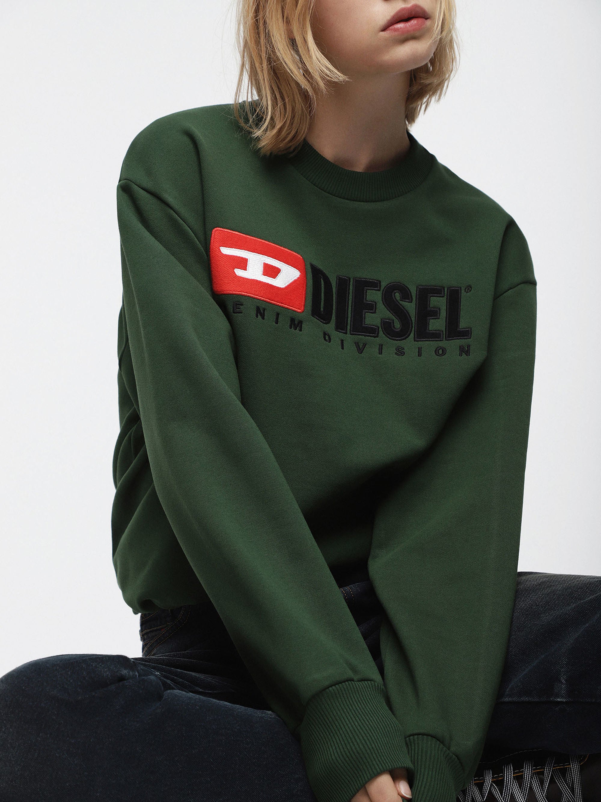 Diesel Felpa Unisex - Verde