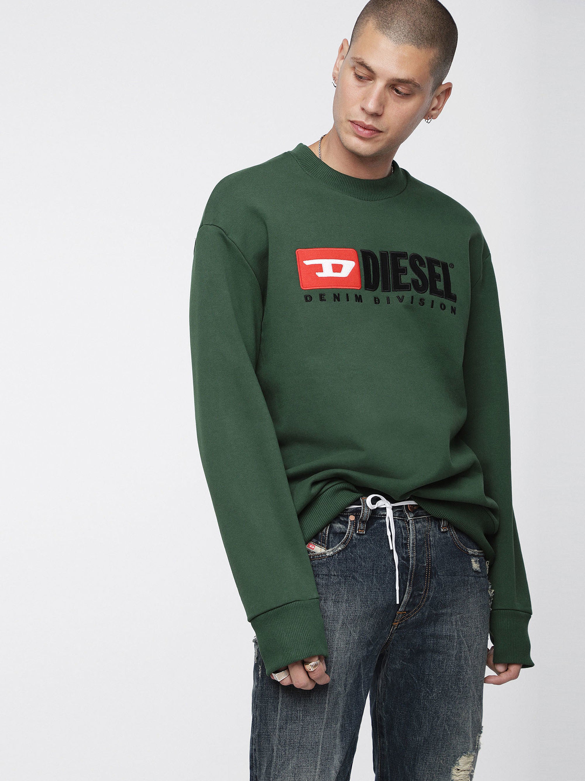 Diesel Felpa Unisex - Verde