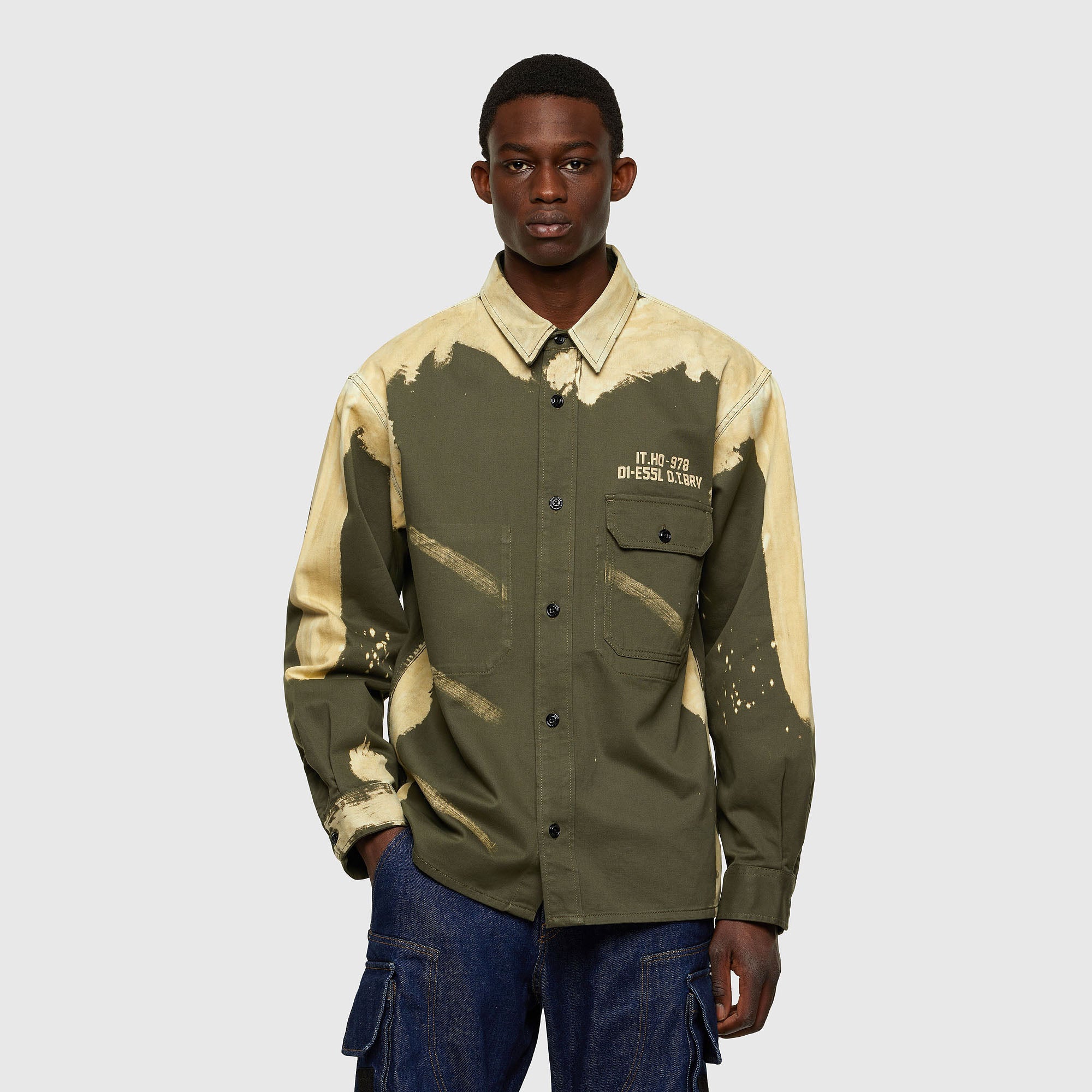 Diesel Camicia Uomo - Verde