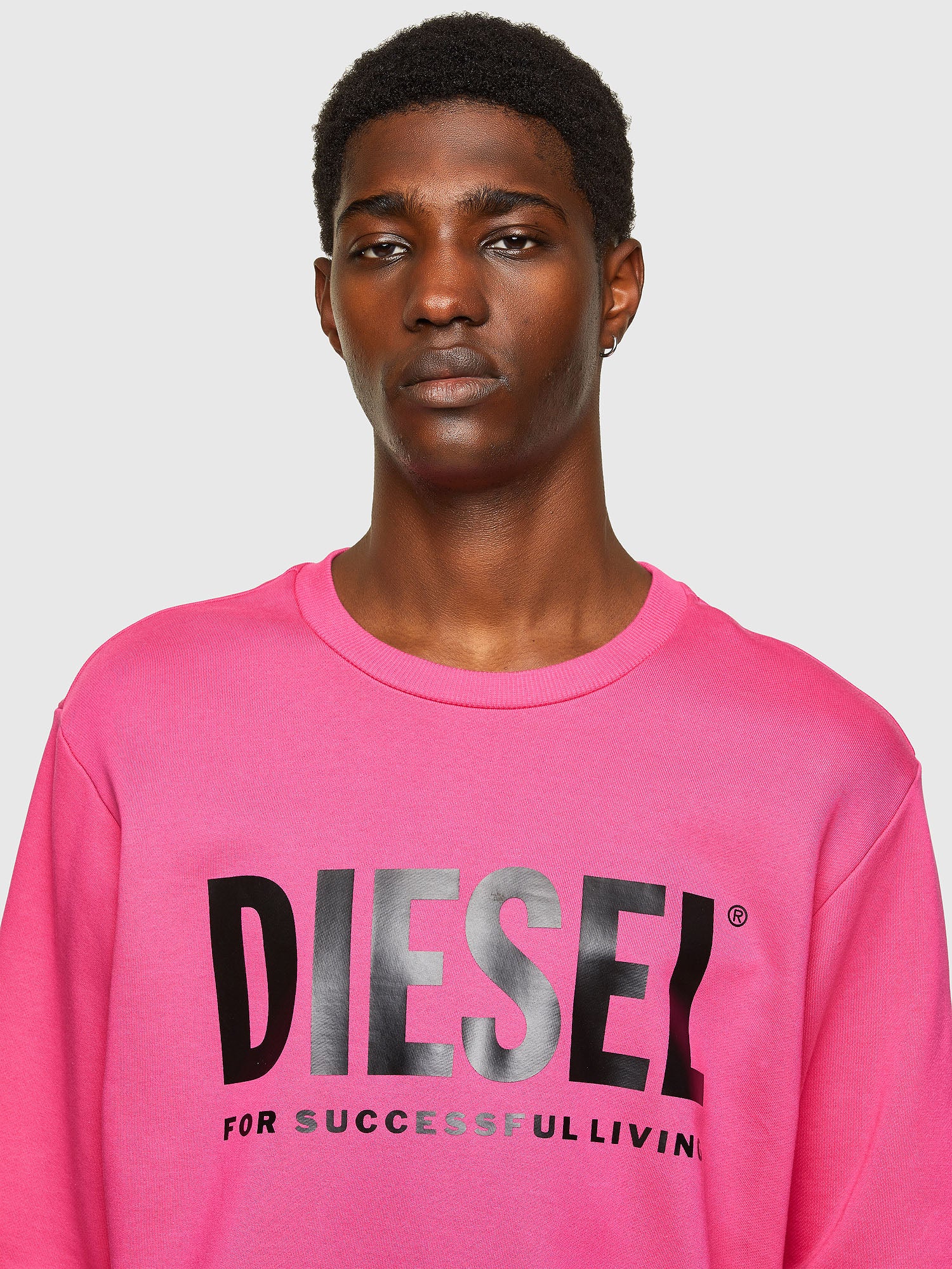 Diesel Felpa Uomo - Fucsia