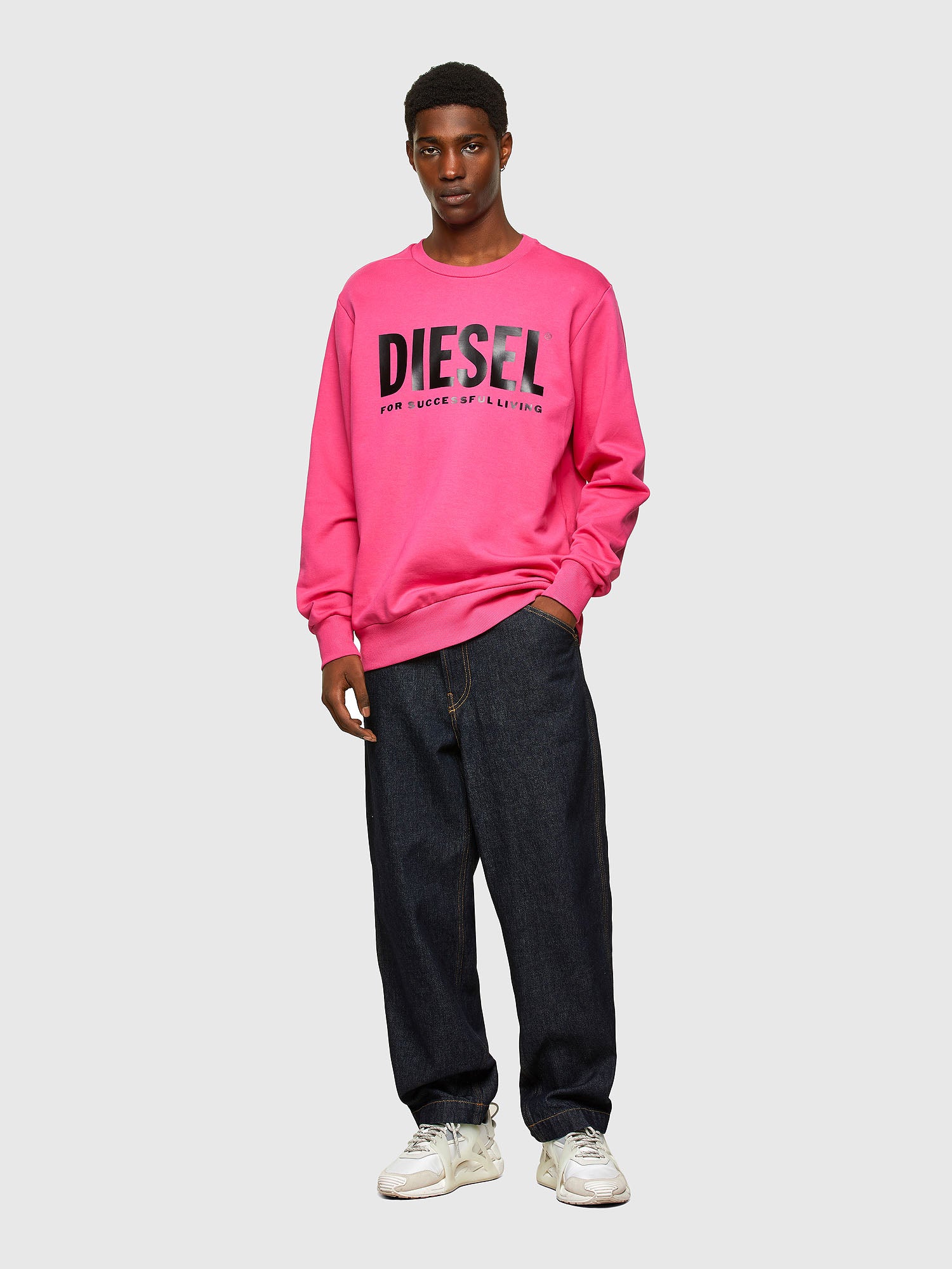 Diesel Felpa Uomo - Fucsia