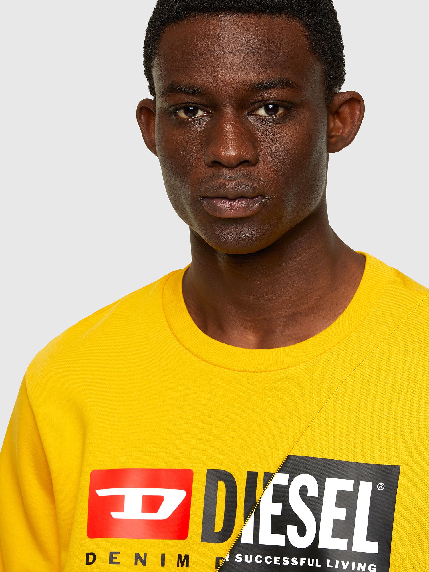 Diesel Felpa Uomo - Giallo