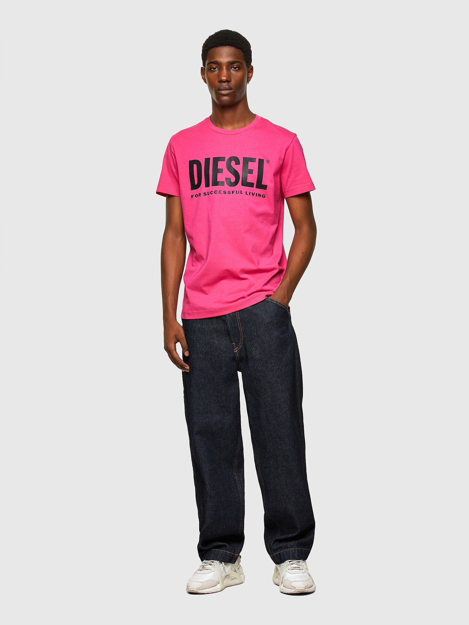 Diesel Maglia Uomo - Fucsia